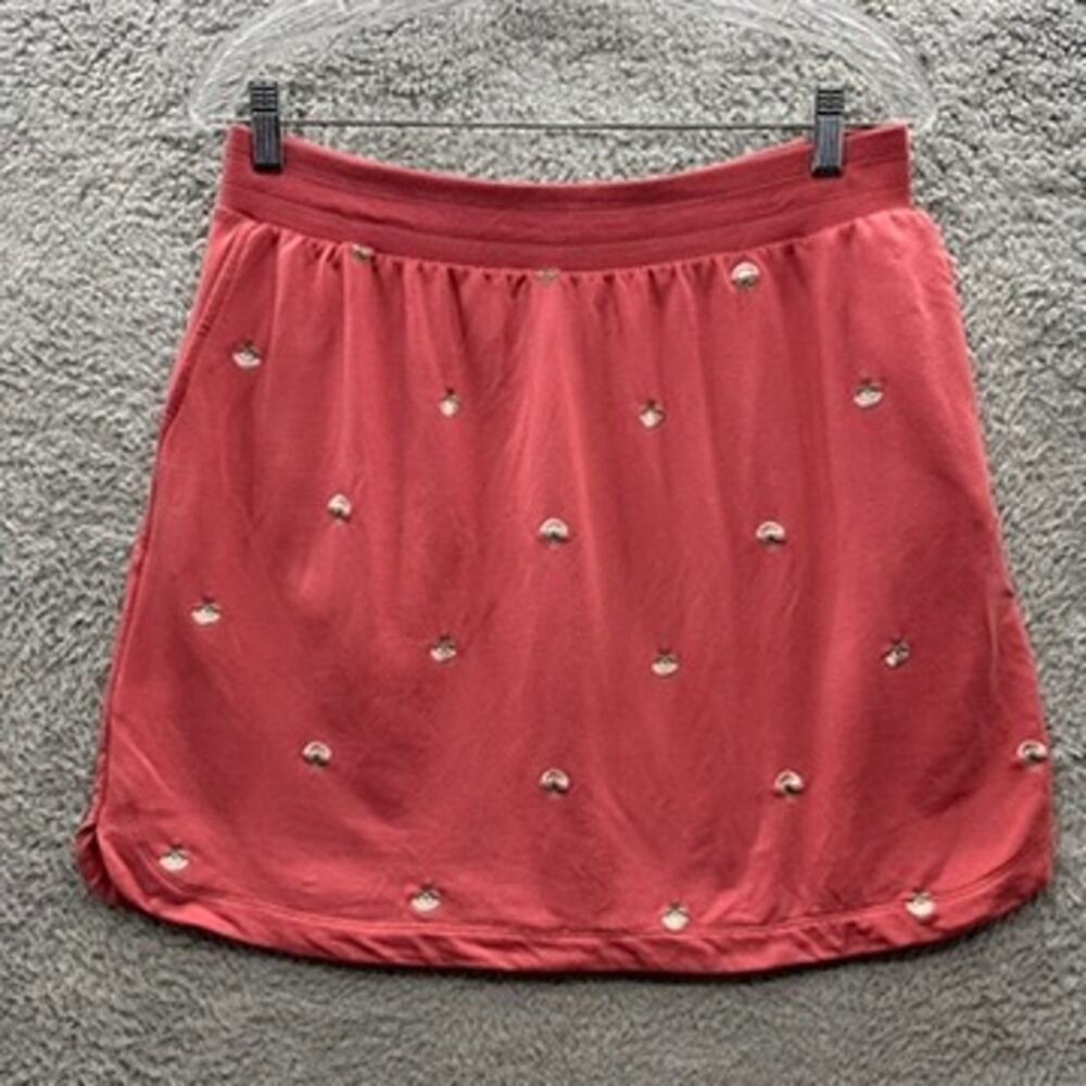 Summersalt The Softest French Terry Skirt‎ Faded Rose Floral Size Large Beach